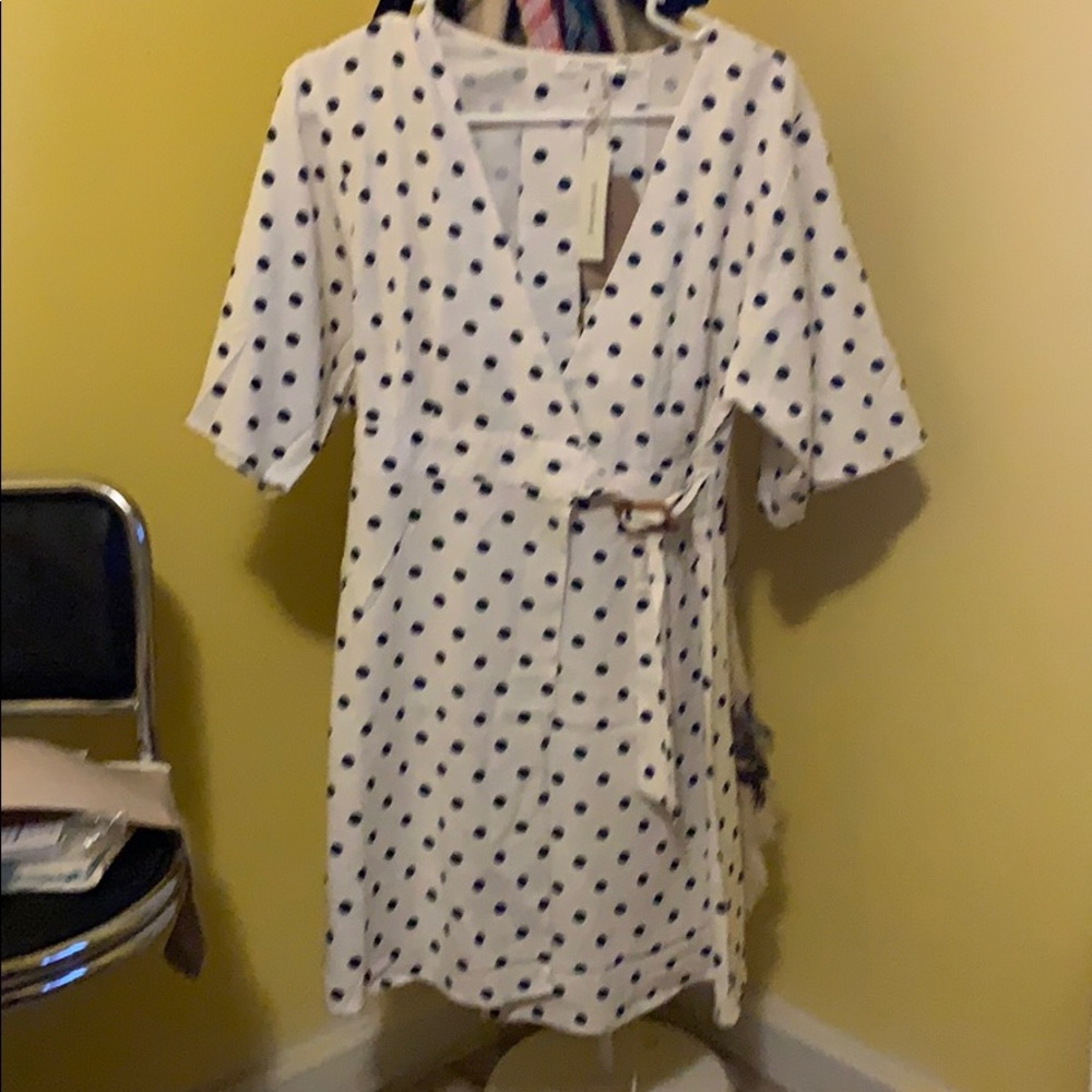 New, polka dot dress